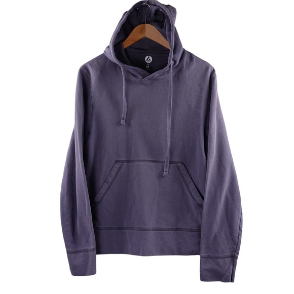 American Giant Mens Classic Pullover Hoodie Gray Made in USA Size M